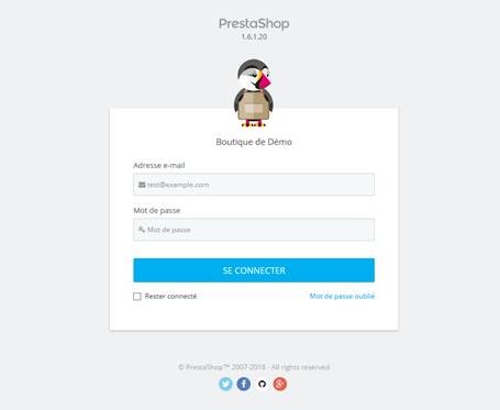 Administration Prestashop de votre boutique en ligne