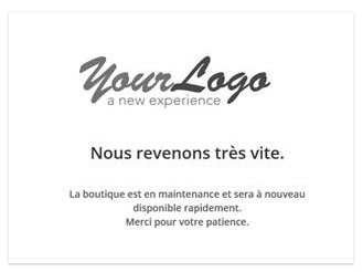 Votre boutique en maintenance