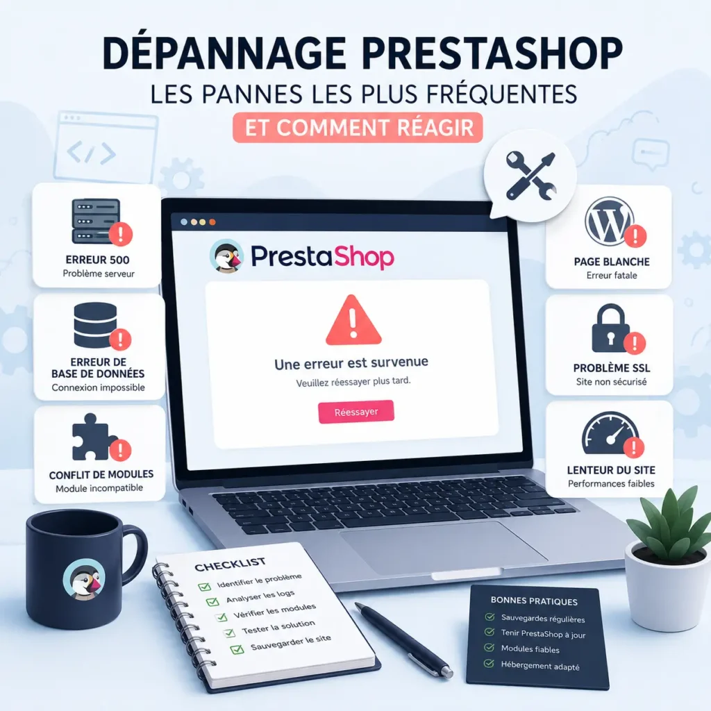 Dépannage Prestashop