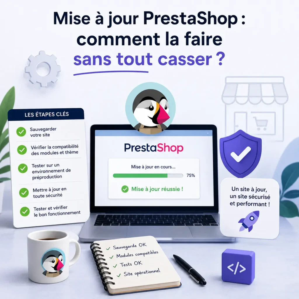 mise à jour PrestaShop