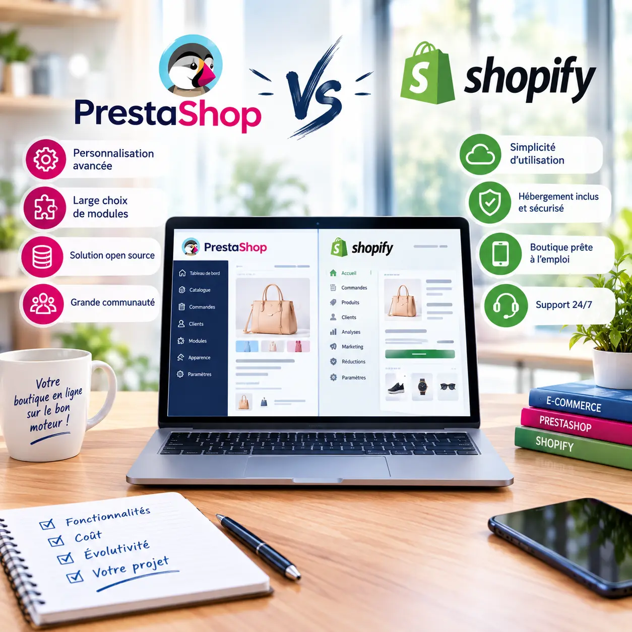 PrestaShop vs Shopify